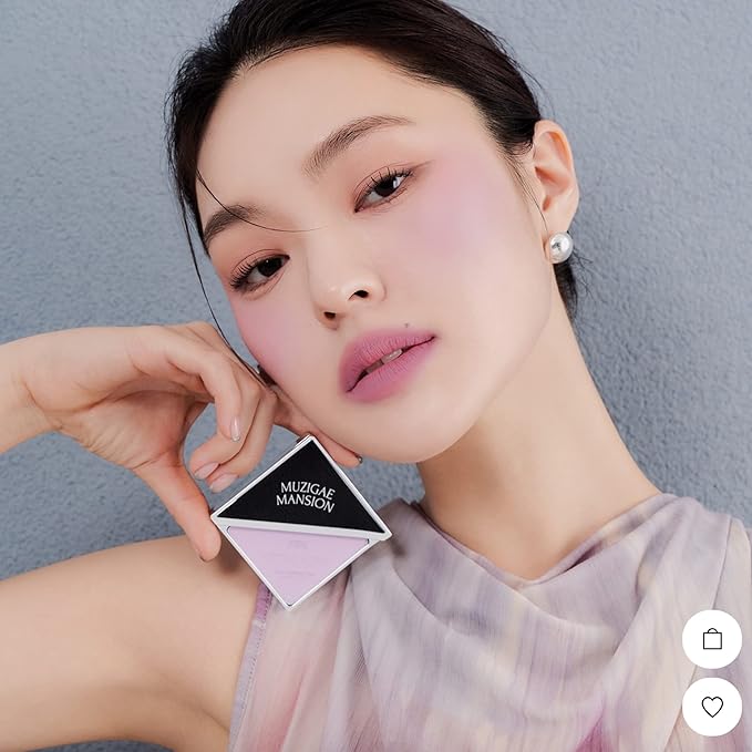 MUZIGAE MANSION FITTING BLUSH Vegan Powder Lightweight, Smooth, Blendable, Face Enhancing Makeup Color (Odd)-Velvo Beauty