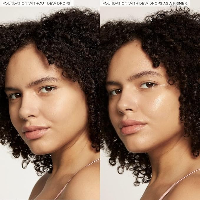 Glow Recipe Watermelon Niacinamide Dew Drops - Brightening, Plumping Hydrating Face Serum, Makeup Primer + Liquid Highlighter with Hyaluronic Acid - Dewy & Glowing Korean Skin Care (40ml)-Velvo Beauty