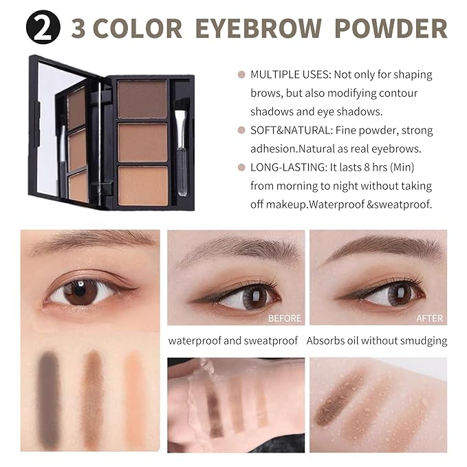 All in One Makeup Kit For Girls - 16 Colors Naked Eyeshadow Palette, 3Pcs Makeup Brushes, Waterproof Eyeliner Pencil, Eyebrow Powder,Eyebrow Pencil,Mascara, Women and Beginners Teens Makeup Gift Set-Velvo Beauty