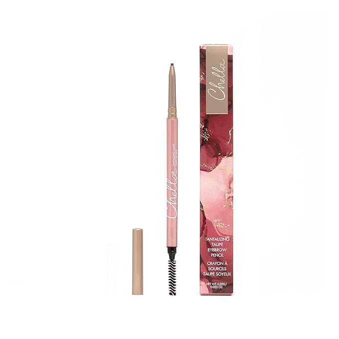 Chella Eyebrow Pencil – Easy-to-Use Brow Definer for Shaping, Filling & Blending – Long-Wear Taupe Eyebrow Pencils for Women with Precise Tip (Taupe)-Velvo Beauty