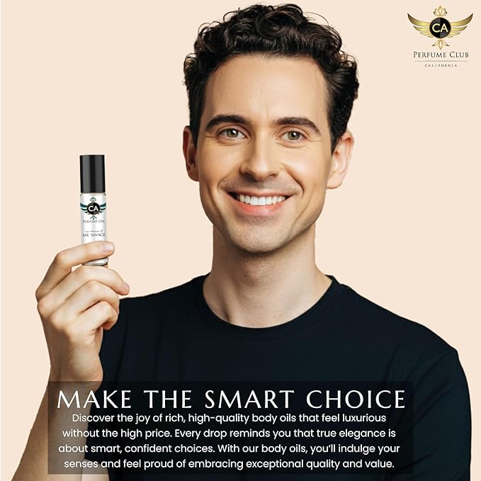 CA Perfume Impression of Mr. Savage For Men Replica Fragrance Body Oil Dupes Alcohol-Free Roll-On 0.3 Fl Oz/10ml-Velvo Beauty