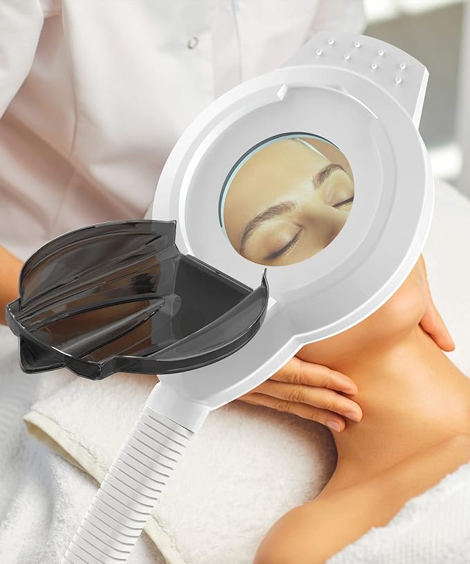 TASALON Professional 2 in 1 Facial Steamer With 5X Magnifying Foldable Arm, Ozone Mist Steamer for Face, Salon Spa Beauty Skin Care Equipment-Velvo Beauty