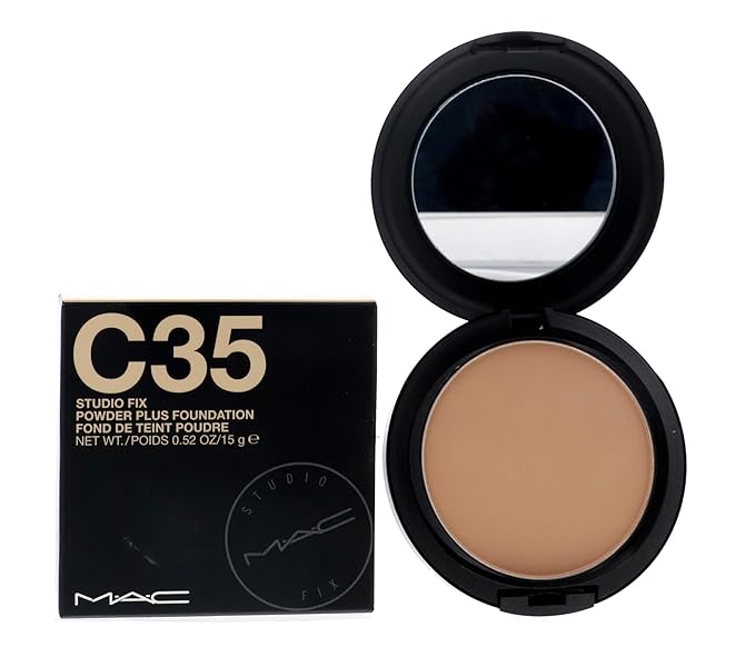 Mac Studio Fix Powder Plus Foundation C35 15gm/0.52 Oz-Velvo Beauty