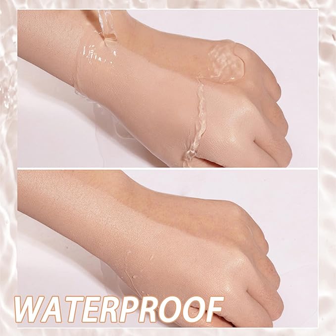 Concealer Moisturizing Gradient Foundation, Lightness Oil Control Long Lasting Waterproof Full Coverage Color Correcting Foundation-Velvo Beauty