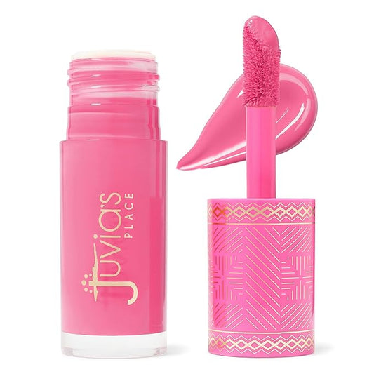 Juvia's Place Blushed Liquid Blush PinkLady - Dewy Tint Cheeks Makeup Glow Pigment Effortless Beauty Long Lasting Cosmetics Soft Creamy Natural Buildable All Skin Color Light Flawless Finish Blend-Velvo Beauty