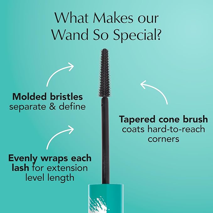 Thrive Causemetics Liquid Lash Extensions Mascara, Tubing Thrive Mascara Lengthening, Volumizing & Curling, Smudge Proof, Washable, No Clumping or Flaking, Vegan & Cruelty Free, Nola (Deep Blue)-Velvo Beauty