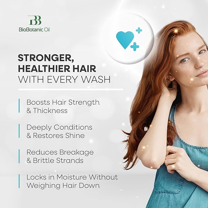 Bio Botanic Oil Hair Mask for Thin, Sparse & Brittle Hair | Strengthens & Restores | Organic Castor & Babassu Oils | SLS-Free, Paraben-Free, Deeply Hydrating & Softening | 250ml-Velvo Beauty