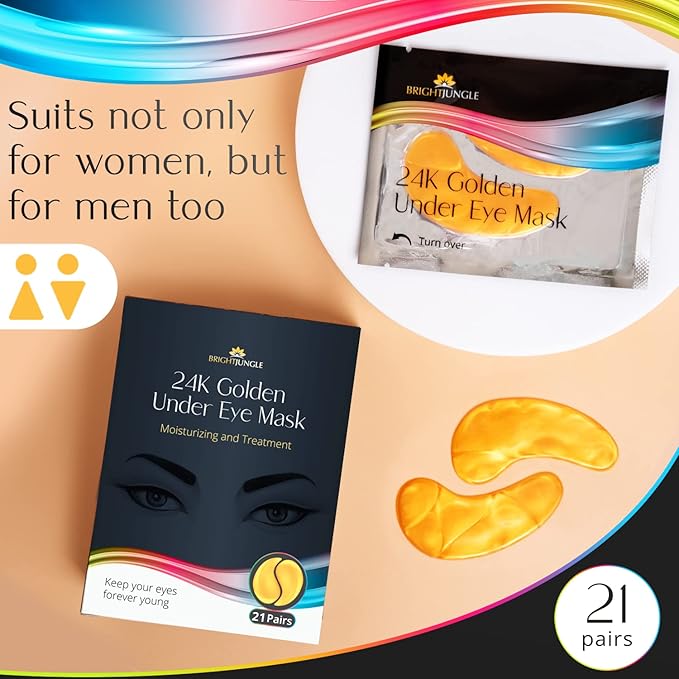 Under Eye Patches - Collagen Eye Pads for Dark Circles and Puffiness, Under Eye Masks for Women, Rich in Nutrients, Peptides, Restores Skin Firmness, Intense Hydration-Velvo Beauty