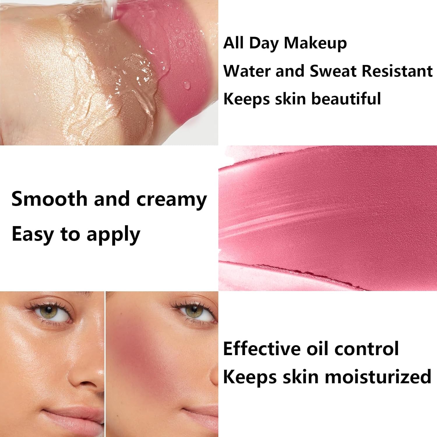 3Pcs Cream Contour Stick Makeup Kit, Shades with Highlighter, Blush and Bronzer Contour Stick for Sculpt the Cheeks, Long Lasting, Waterproof, Matte & Dewy Finish LIGHT FAIR(8+10+12)-Velvo Beauty