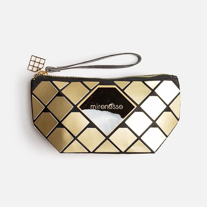 Mirenesse I'm Worth Gold N Diamonds Bag - Vegan-Velvo Beauty