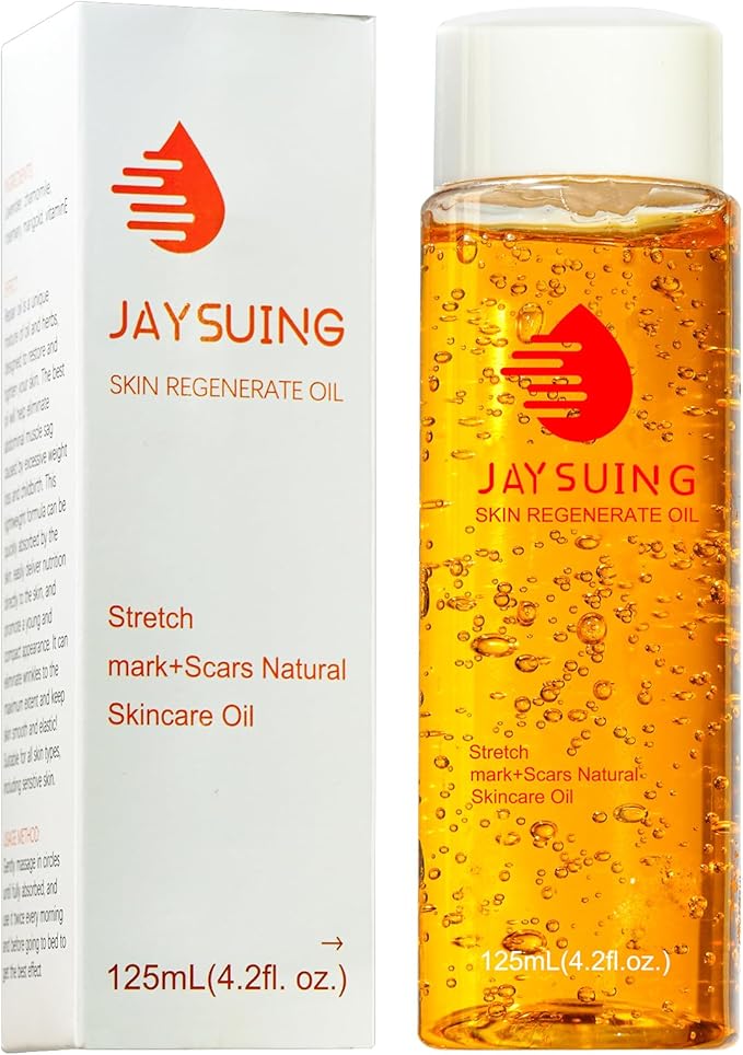 Stretch Mark Oil for Pregnancy, Skincare Body Oil for Scars and Stretchmarks, Pregnancy Oils for Stretch Marks Pre and Postpartum Natural Skincare Massage Oil, Skin Regenerate Oil, 4.2 fl.oz-Velvo Beauty