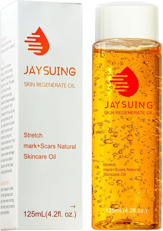 Stretch Mark Oil for Pregnancy, Skincare Body Oil for Scars and Stretchmarks, Pregnancy Oils for Stretch Marks Pre and Postpartum Natural Skincare Massage Oil, Skin Regenerate Oil, 4.2 fl.oz-Velvo Beauty