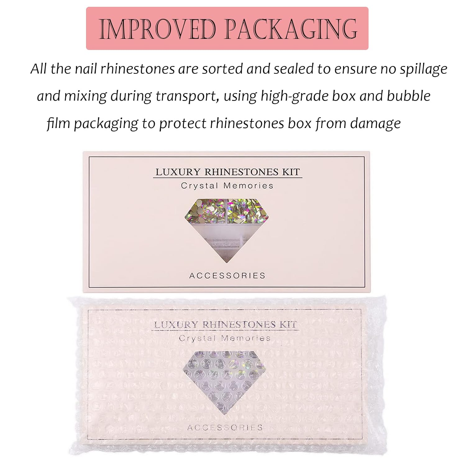 Nail Art Rhinestones, Nail Gems and Rhinestones Kit with Wax Pencil Flatback AB Rhinestones for Nails, Crafts, Makeup, Face, Clothes, Shoes-Velvo Beauty