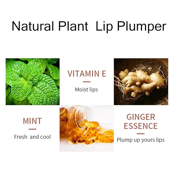 DEROL Lip Plumper Set,Natural Lip Plumper and Lip Care Serum,Lip Enhancer for Fuller,6Pcs Matte Liquid Lipstick Makeup Set, Matte liquid Long-Lasting Wear Non-Stick Cup Not Fade Waterproof Lip Gloss-Velvo Beauty