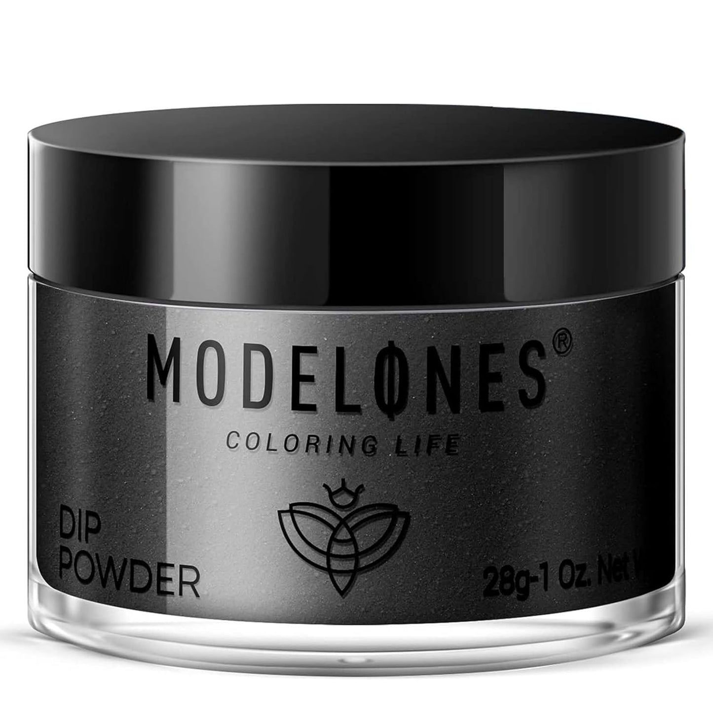 Modelones Dip Powder Black Color, Nail Dipping French Nail Art, 28 Long-Lasting Pro System Salon DIY at Home No Needed Lamp Cured-Velvo Beauty