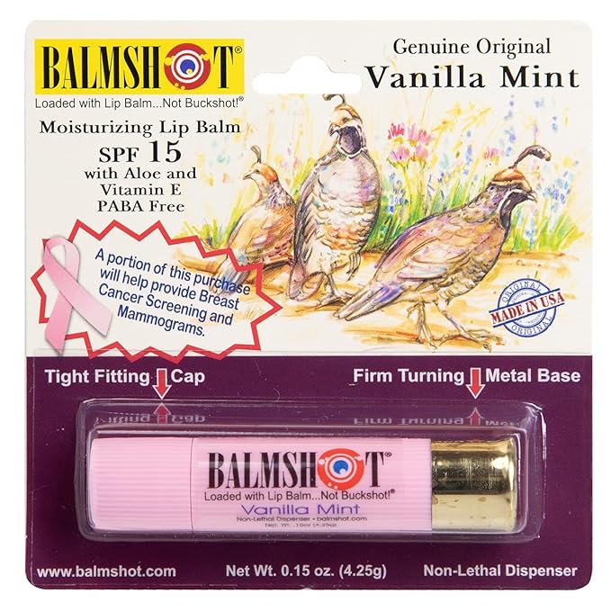 BALMSHOT Lip Balm Two Pack of Classic & Pure Pink-Velvo Beauty