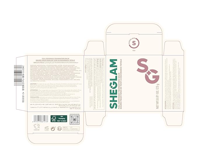 SHEGLAM Hydrating Cream Full Coverage Foundation Balm Long Lasting Concealer Face Foundation for Dry Skin - Fair-Velvo Beauty