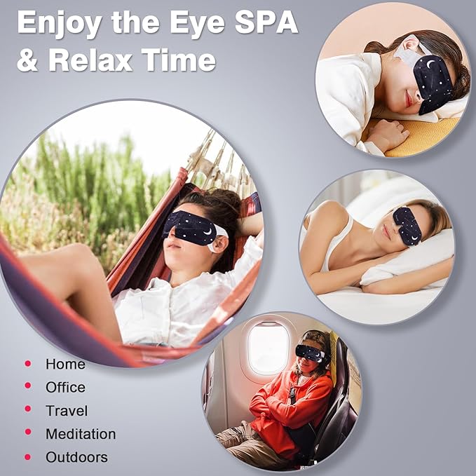 15PCS Steam Eye Mask, No Scent, Self-Heating Eye Mask, Eye SPA Mask, Relieve Eye Strain Fatique, Dark Circles, Puffiness(15pcs)-Velvo Beauty