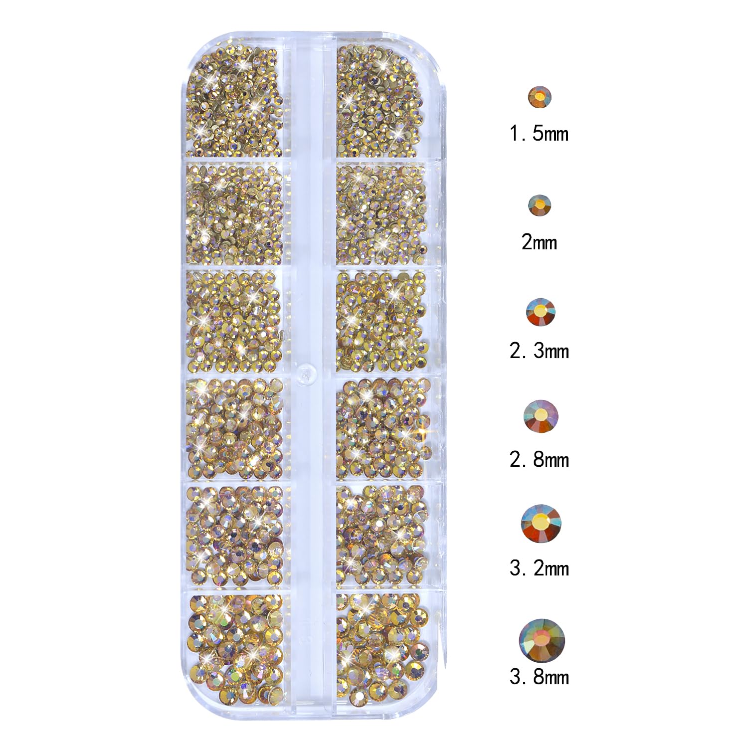 HNUIX Nail Rhinestones - 3D Multi Shape Size Crystal, Phantom Purple Nail Gems, Flat Back, with Kit, for Nail Art, DIY Decorations-Velvo Beauty