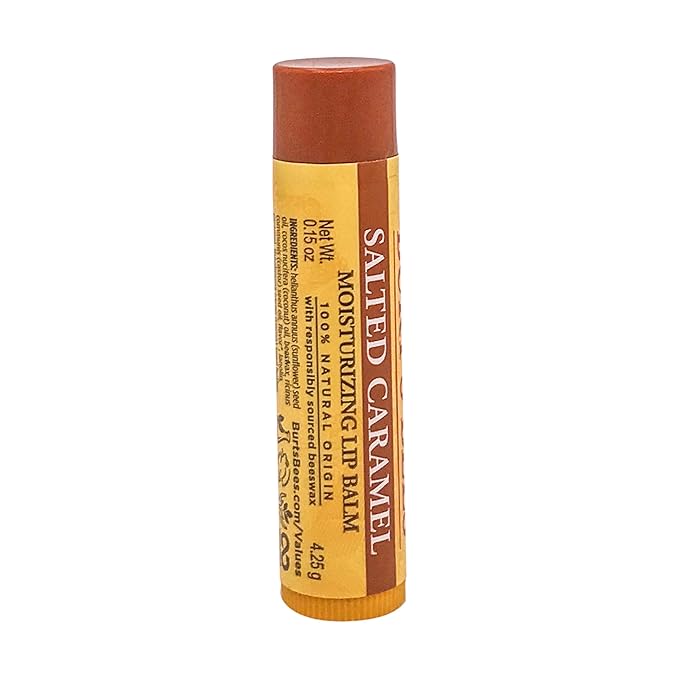 Burts Bees Salted Carmel Lip Balm, 1 EA-Velvo Beauty