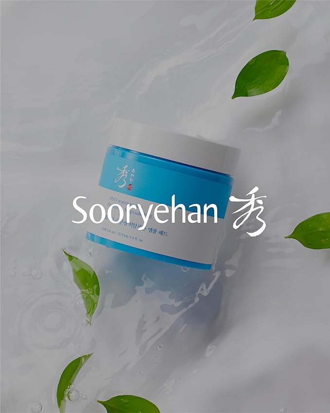 Sooryehan HYOBIDAM Cotton Facial Toner Pads (160 ml/5.41 fl oz * 2 ea) - Gentle Daily Toner Pads for Soothing, Moisturizing, and Exfoliating. Hyaluronic Acid. Korean Skin Care-Velvo Beauty