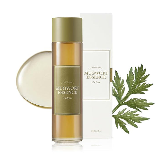 [I'm From] Mugwort Essence 5.4 Fl Oz | 100% Vegan Mugwort Extract - Soothe Sensitive and Irritated Skin, Redness Relief, Refreshing, Korean Hydrating toner | All Skin Types, PETA approved-Velvo Beauty