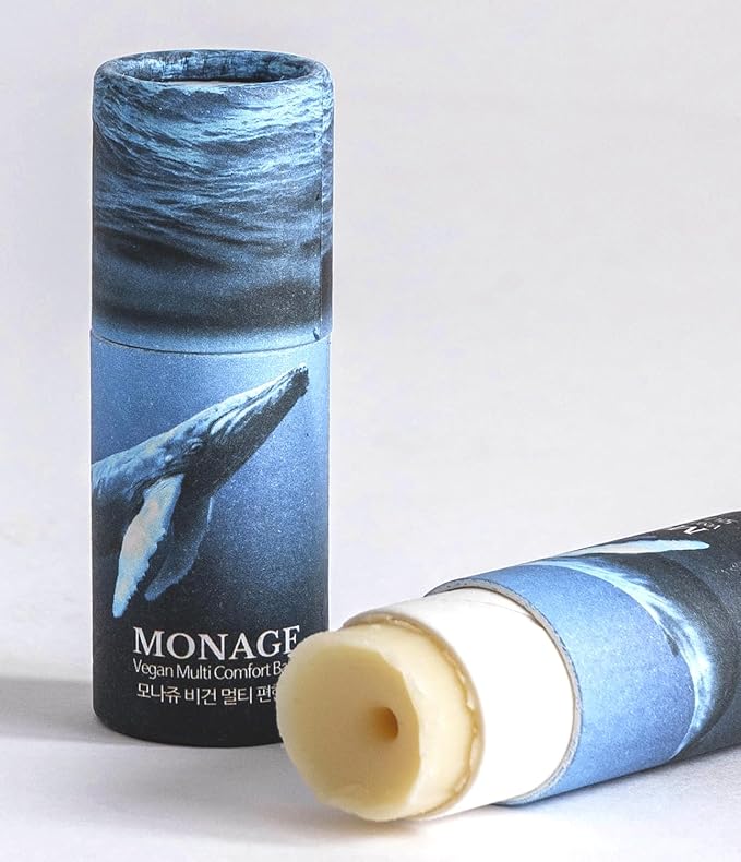 Korea Vegan & Nourishing & Moisturizing Lip Care Made from 100% Natural Ingredients, Organic Moisturizer for Dry, Cracked Lips & Skin, Long-lasting Lip Balm, Comfort, 0.38 Ounce-Velvo Beauty