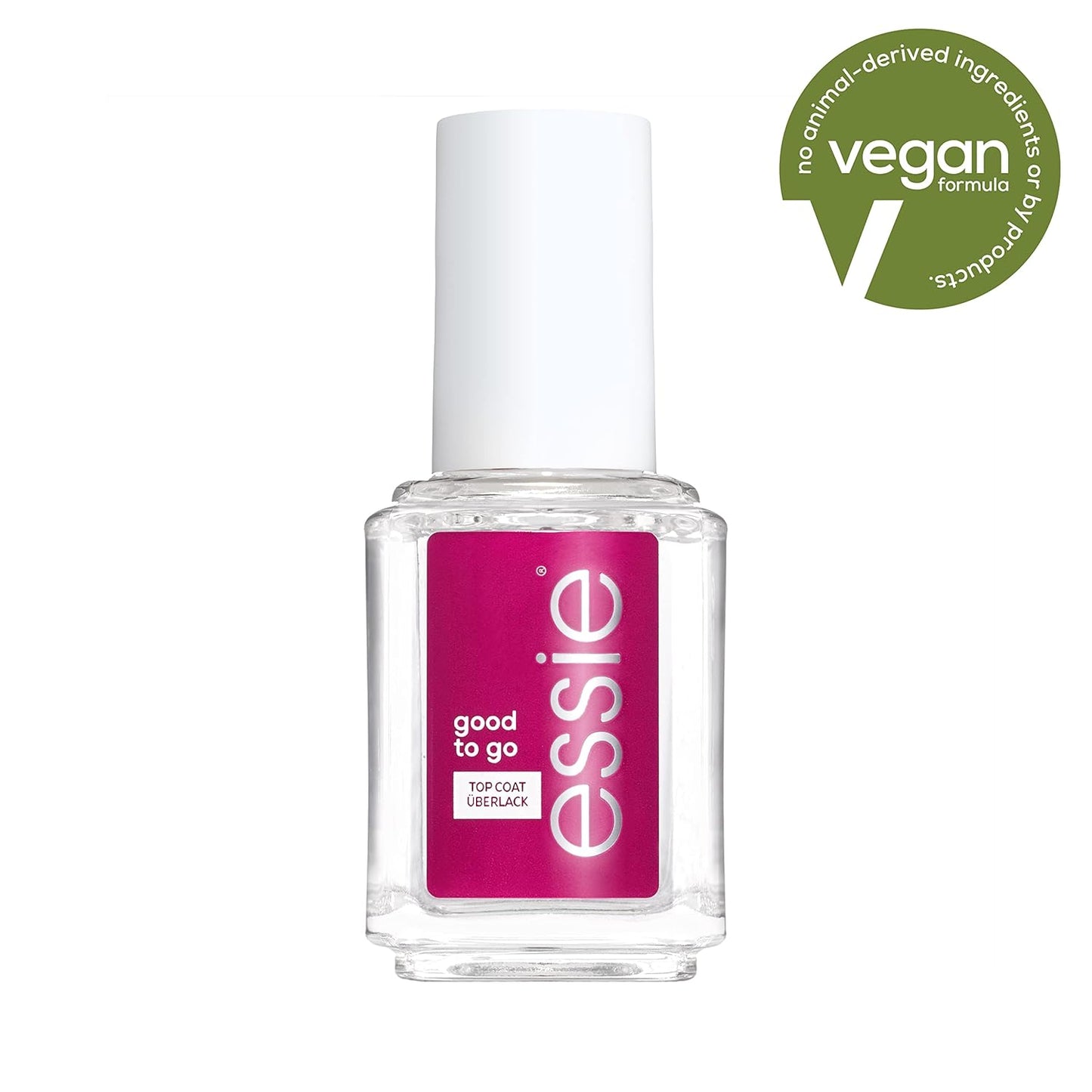 essie Nail Care, 8-Free Vegan, Good To Go Top Coat, fast dry and shine nail polish, 0.46 fl oz-Velvo Beauty