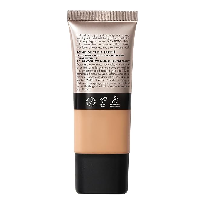 e.l.f. Soft Glam Foundation, Medium Coverage, Long-Lasting & Buildable Foundation For A Smooth, Satin Finish, Vegan & Cruelty-Free, 31 Medium Neutral-Velvo Beauty