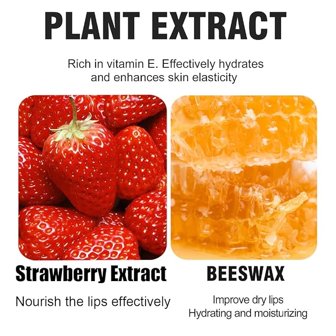 Lip Balm Honey Lip Mask, Hydrating Propolis Lip Sleeping Mask, Moisturizing & Prevention Dry and Cracked Lip Scrubs Exfoliator, Lip Repair Nourishes the Lip Skin-Velvo Beauty