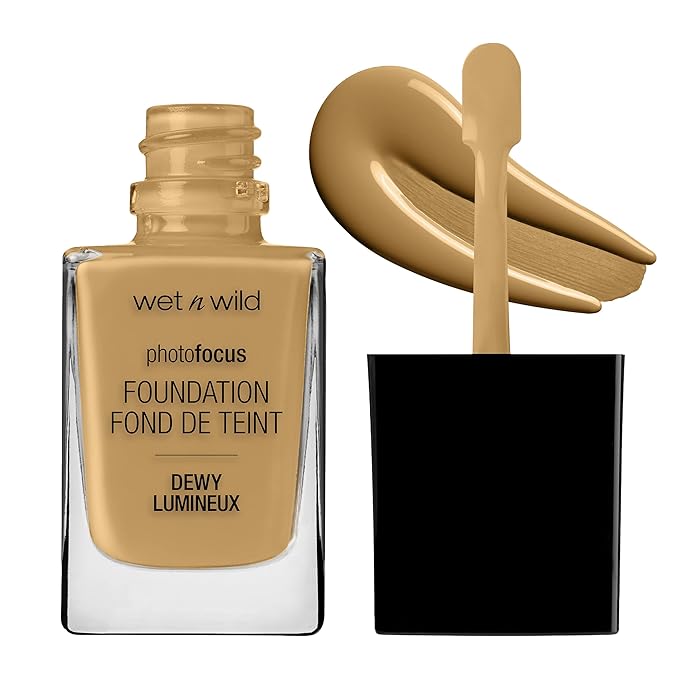 wet n wild Photo Focus Dewy Liquid Foundation Makeup, Caramel-Velvo Beauty