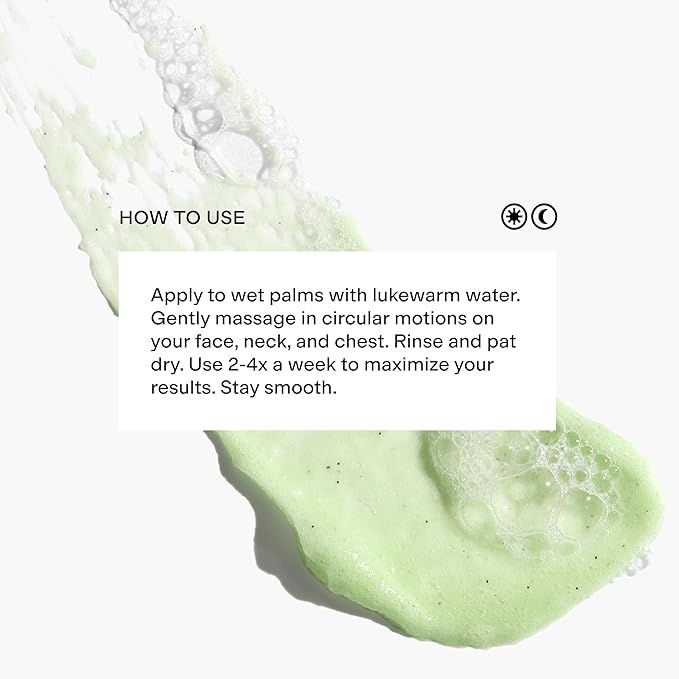 CLEARSTEM - VITAMINSCRUB - Antioxidant-Infused Scrub Cleanser - Exfoliating Face Wash + Body Scrub - Vitamin C, Hemp, Bamboo - Skin Care Products - Gluten Free, Cruelty Free - 6 fl oz / 177ml-Velvo Beauty