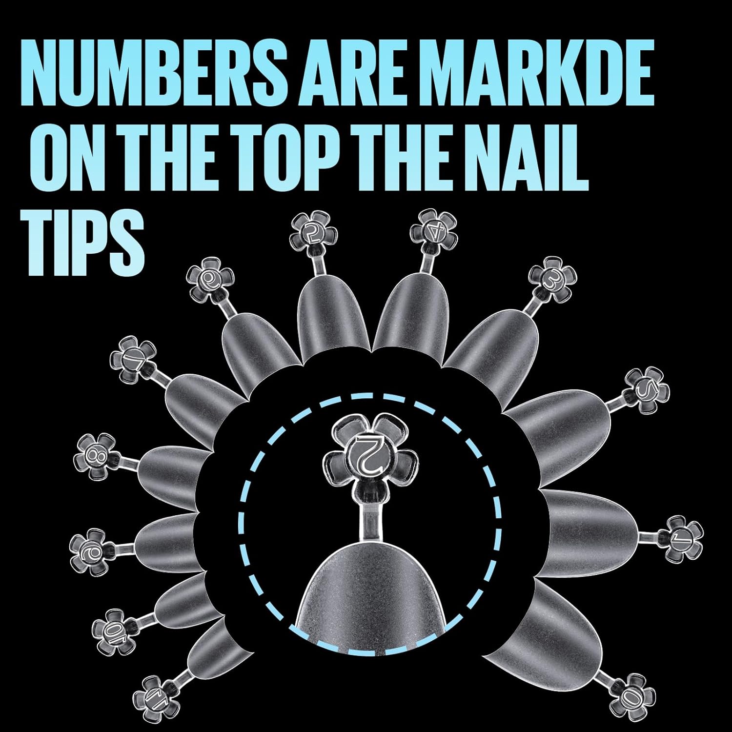 TOMICCA Short Oval Nail Tips 510Pcs Acrylic Fake Nails Full Matte, 12 Sizes No C Curve Nail Tips Half Cover for Salon DIY Nail art-Velvo Beauty