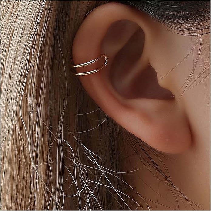 Cute Non-pierced Earrings Ear Cuff Ear Clip Minimalist Unilateral Earrings Cartilage Unique Ear Crawler Ear Climber Fashion Gold Ear Jewelry for Women-Velvo Beauty