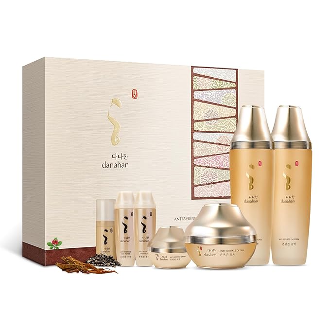 Bon Yeon Jin Skin Care 3-piece Set, Toner 5.4 fl oz(160ml), Emulsion 5.4 fl oz(160ml), Cream 1.69 fl oz(50ml) | Anti-Wrinkle, Moisturizing, Hydrating, Soothing, Korean Skin Care-Velvo Beauty