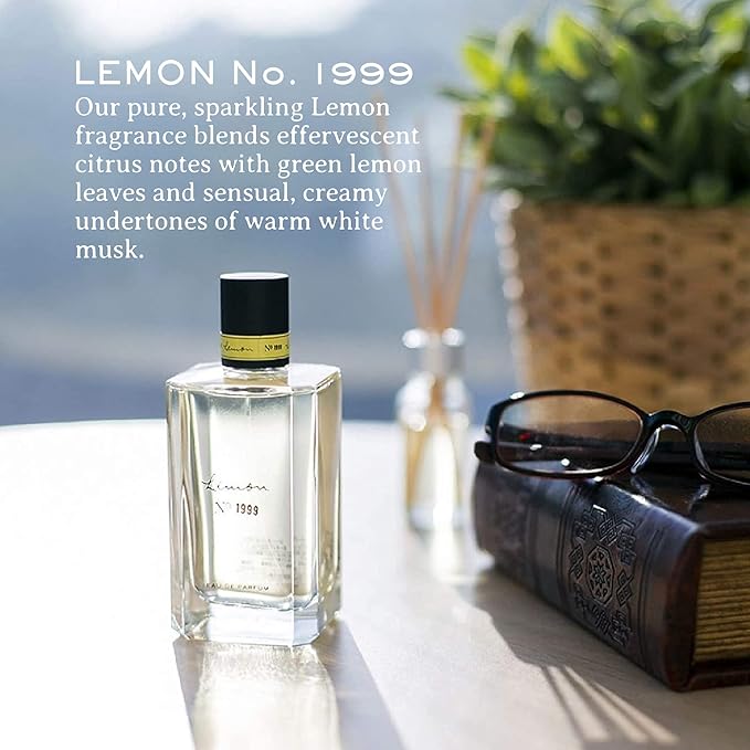 C.O. Bigelow Lemon Eau de Parfum No.1999, Lemon Perfume with Citrus & White Musk, 3.4 fl oz., Vegan & Paraben Free Perfumes-Velvo Beauty