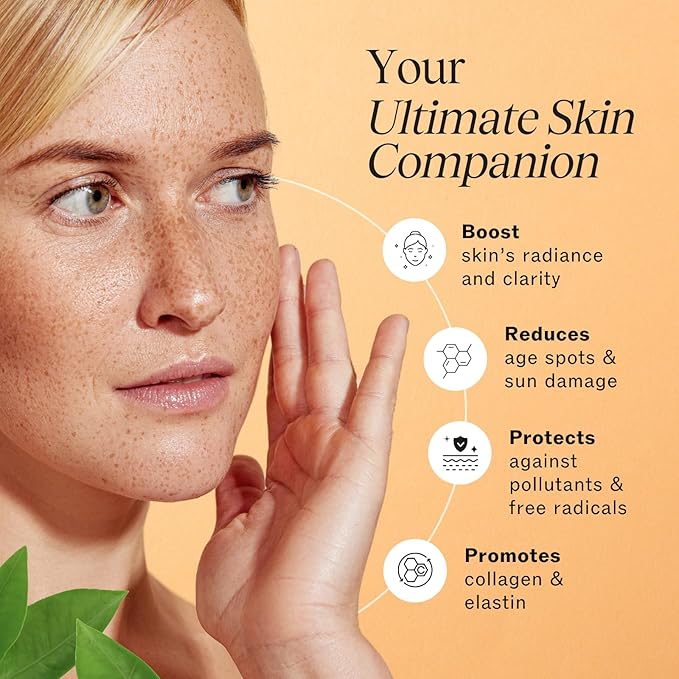 LilyAna Naturals Vitamin C Serum for Face - with Hyaluronic Acid and Vitamin E, Anti Aging Serum, Reduces Age Spots and Sun Damage, Promotes Collagen and Elastin (Double Pack)-Velvo Beauty