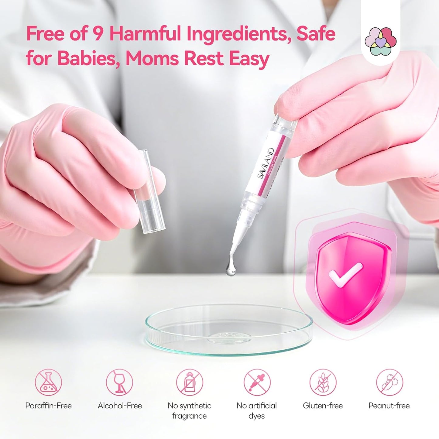 SAVILAND Cuticle Oil Pen for Kids: Plant-Based Nail Oil Pen 8-Hour Long-Lasting Nourishment 2-Hour Soften Tough Hangnails Child-friendly Cuticle Oil for Nails Gentle Nail Care for Kids 3-8 (Glamkids)-Velvo Beauty