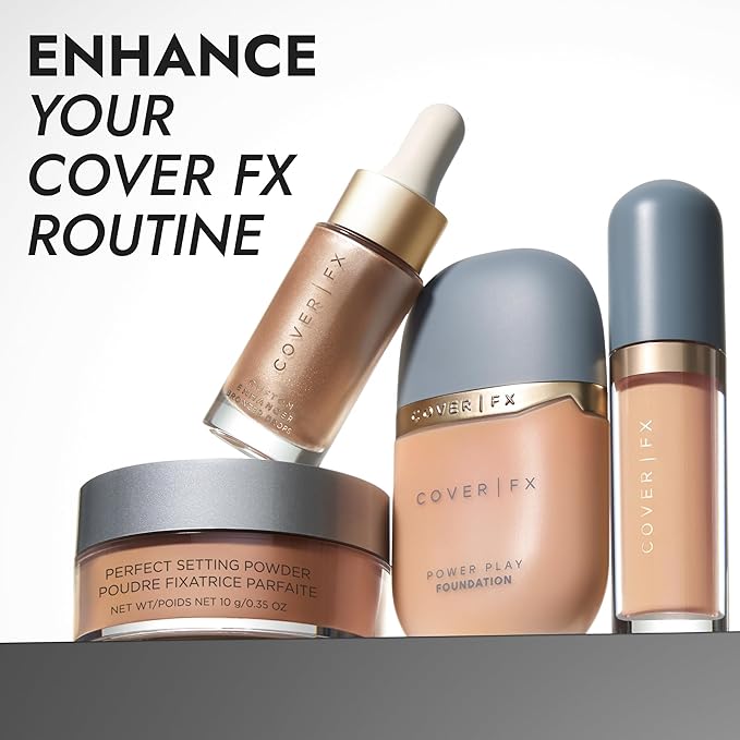 COVER FX Custom Enhancer Drops - Rose Gold: Bronzed Pink Finish - 15mL - Radiant Glow - Liquid Highlighter-Velvo Beauty