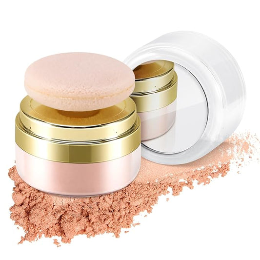 Boobeen Setting Powder, Lightweight Oil Control Loose Setting Powder, Full Coverage Finishing Powder For a Matte Flawless Look, Pressed Face Powder Makeup to Reduce Shine, Long Lasting-Velvo Beauty