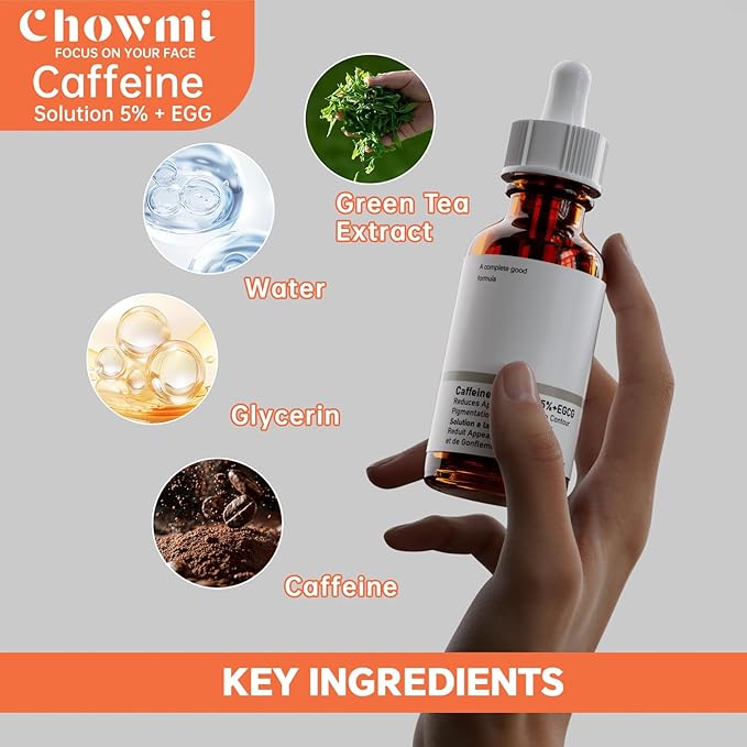 The Caffeine Solution 5% + EGCG，Reduces Appearance of Eye Contour Pigmentation and Puffiness，Under Eye Serum (30ml) Caffeine For Face Moisturizing Serum (2)-Velvo Beauty