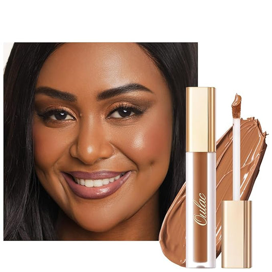 Oulac Concealer Full Coverage, Concealer Stick for Dark Circles, Hydrating Concealer Infused with Hyaluronic Acid, Lightweight, Long Lasting, Vegan Concealer 3.8ml, Shade: W8 Toffee-Velvo Beauty