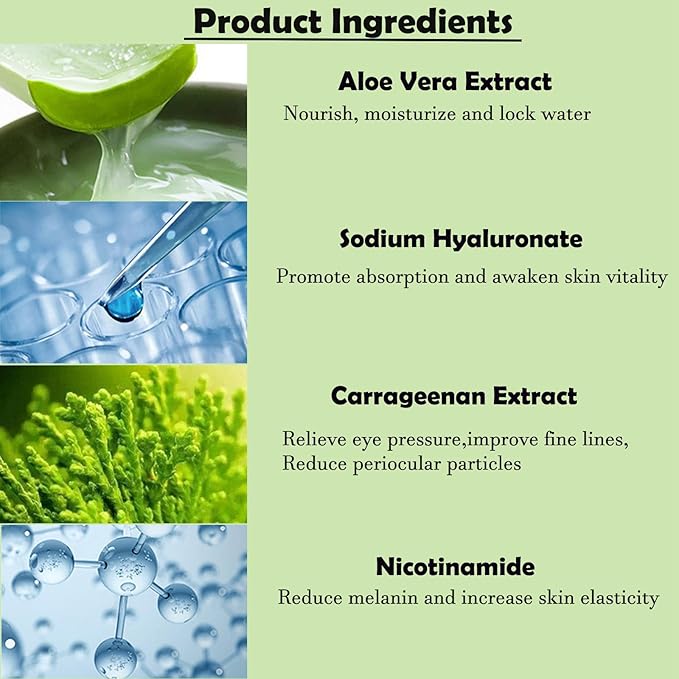 Under Eye Patches For Dark Circles, Aloe Vera Eye Mask For Puffiness, Hydrating Eye Gel Pads For Eye Bags And Wrinkles Under Eye Treatment, Improve And Firm Eye Skin Reduce Fine Lines - 30 Pairs-Velvo Beauty