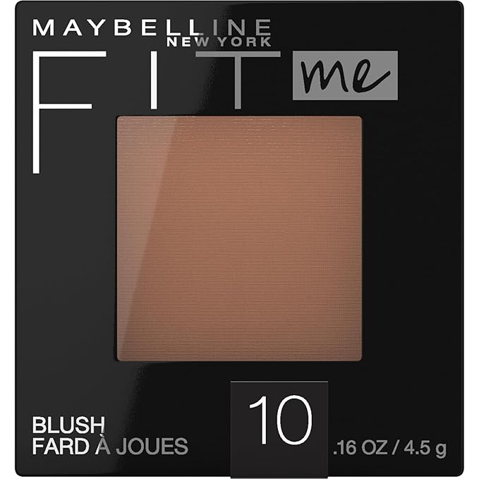 Maybelline Fit Me Blush, Lightweight, Smooth, Blendable, Long-lasting All-Day Face Enhancing Makeup Color, Buff, 1 Count-Velvo Beauty