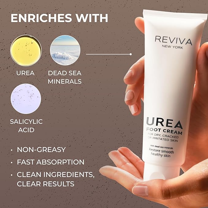 Foot Cream with Urea , Salicylic Acid & Dead Sea Minerals – Intensive Foot Cream for Dry, Cracked Heels & Feet, Callus Remover & Toenail Softener – Deep Moisturizing & Skin Repair for Cracked Feet-Velvo Beauty