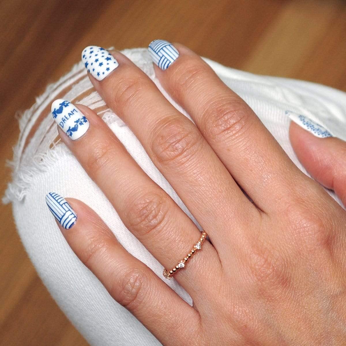 Maniology Simply Classic Nail Stamping Starter Kit | Timeless Nail Art, Elegant Patterns DIY Manicure – Includes Stamping Plate, Polish, Top Coat, Stamper & Scraper Card-Velvo Beauty