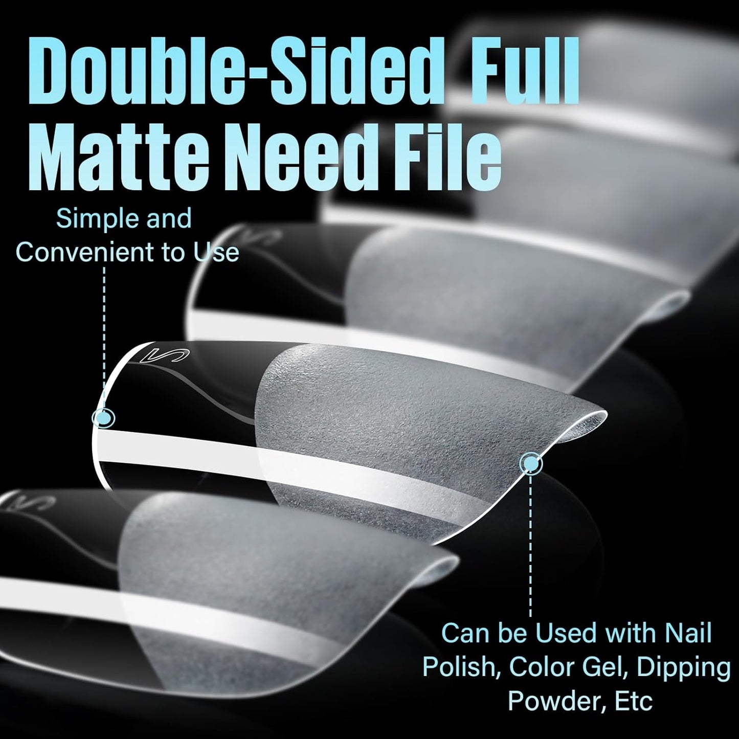 TOMICCA Extra Short Square Nail Tips,Fake Nails Half Matte Acrylic Gel Nail Tips 240Pcs Full Cover False Nails 12 Sizes for Nail Extension Home DIY Salon-Velvo Beauty