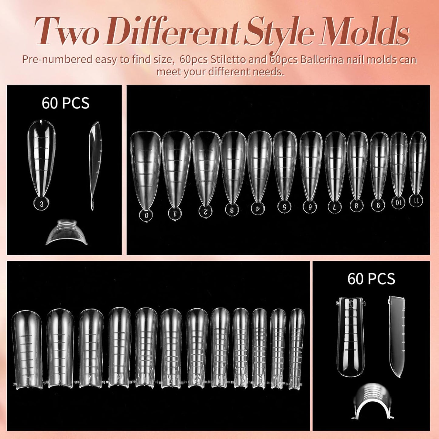 BORN PRETTY Poly Extension Gel Kit-12 Colors Extension Nail Gel Kit Nude Clear Jelly Pink All-In-1 Kit Builder Glue with Nail Lamp Base Top Coat Set Nail Forms French Manicure Ideal Gifts-Velvo Beauty