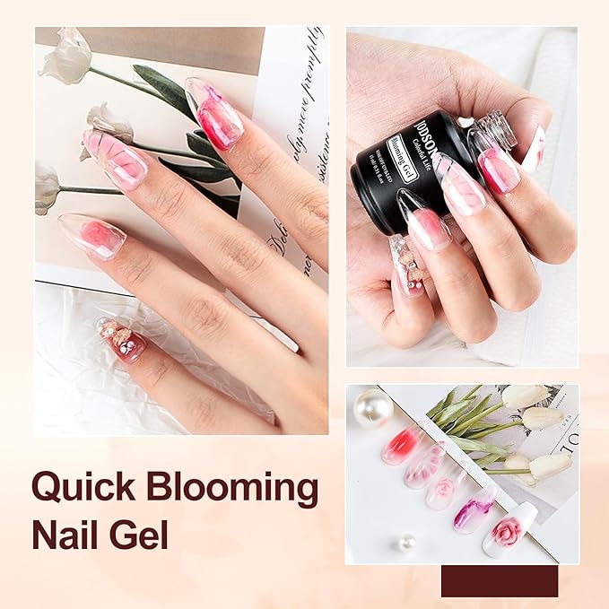 JODSONE 15 ML Blooming Gel Nail Polish Enrich Nail Life Base Coat Top Coat Solid Gel Manicure-Velvo Beauty