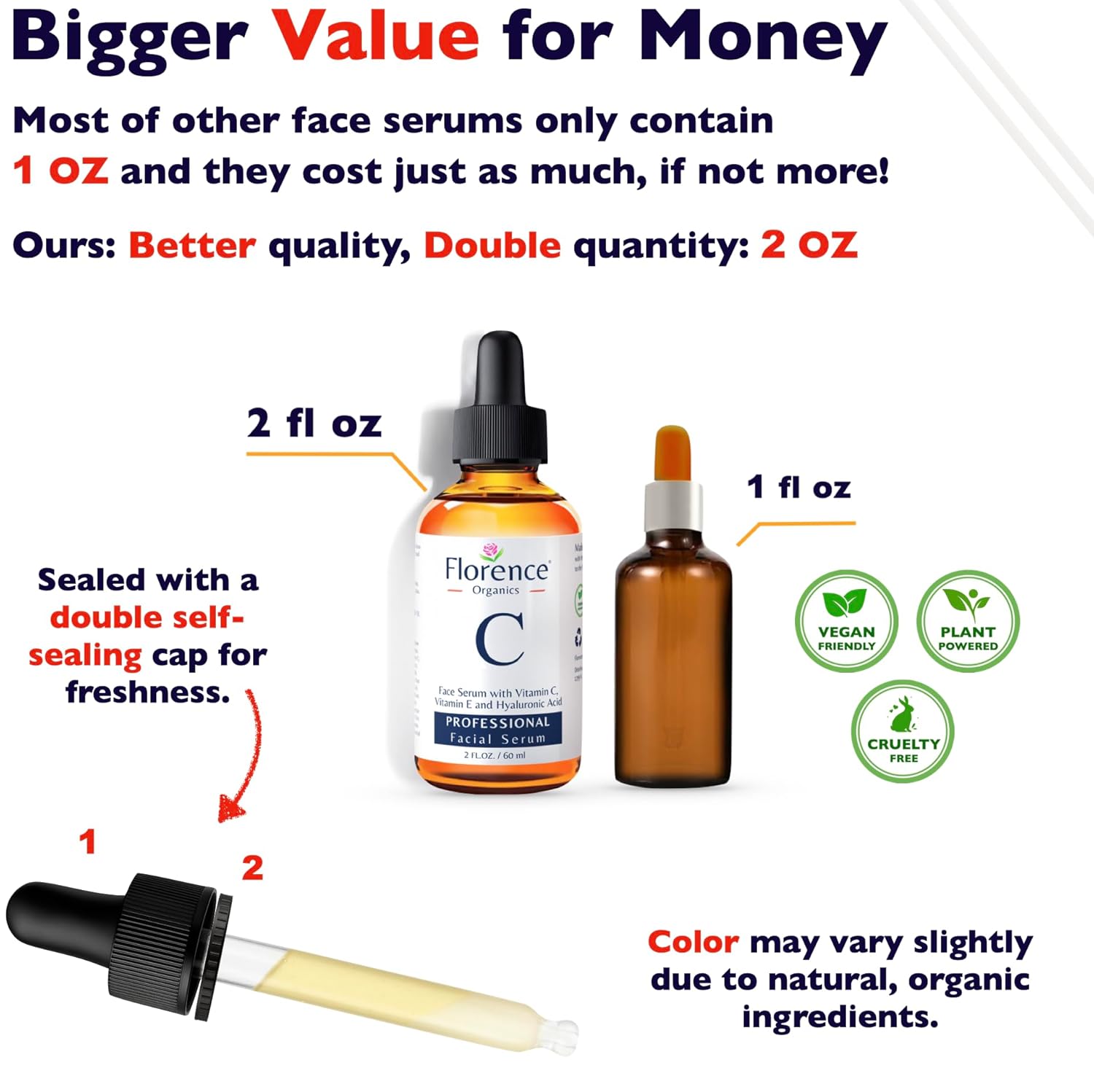 Vitamin C Serum For Face – Anti-Aging Facial Serum with Vitamin C, Hyaluronic Acid, Niacinamide, B5 & Vit E. Brightening Facial Essence for Dark Spots, Fine Lines, Wrinkles & Glowing Skin, 2 Fl Oz-Velvo Beauty